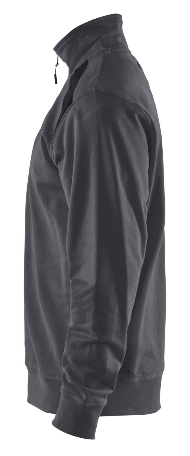 Blaklader Zipsweaters 33531158 midden grijs-zwart(9699)