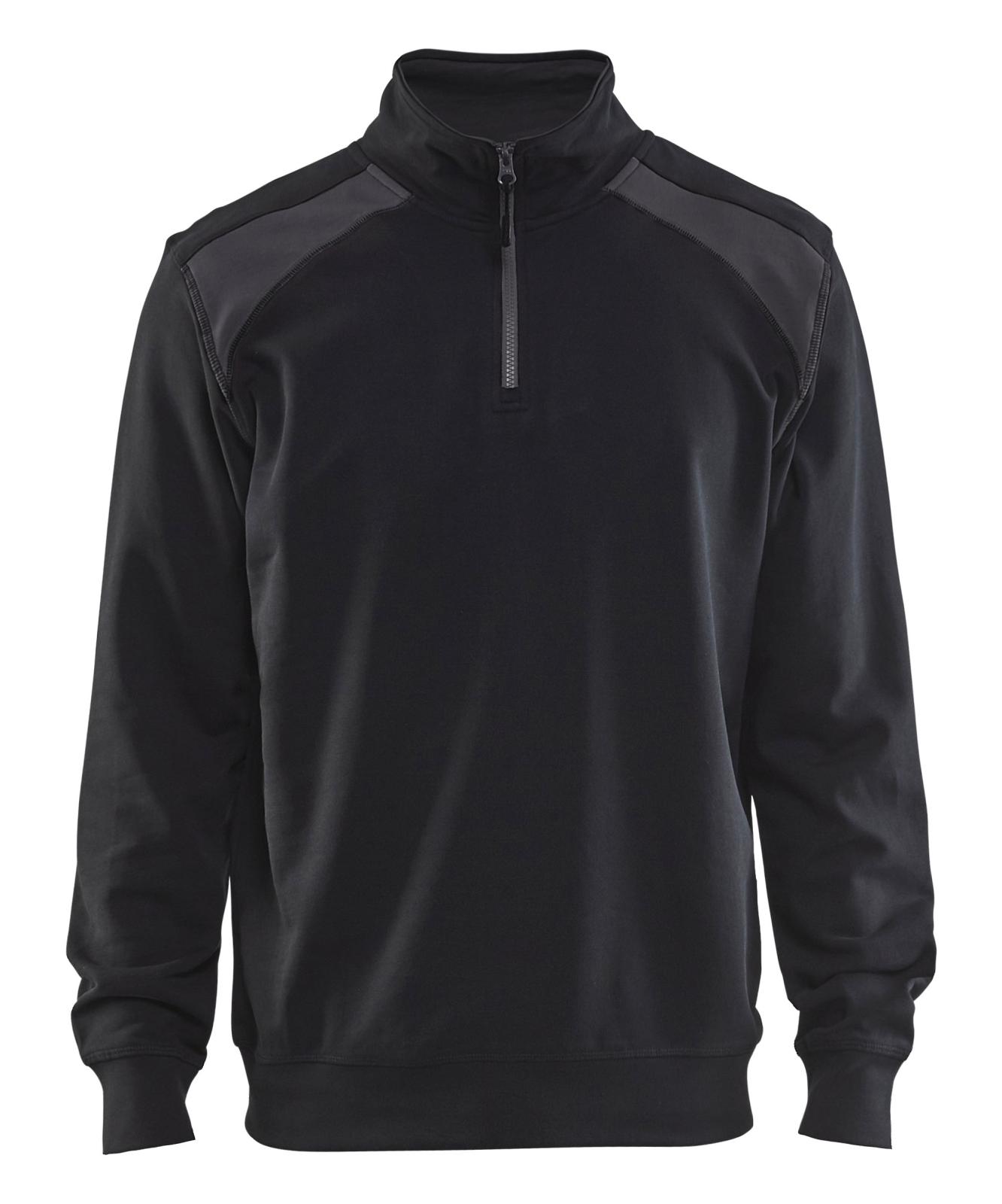 Blaklader Zipsweaters 33531158 zwart-grijs(9998)