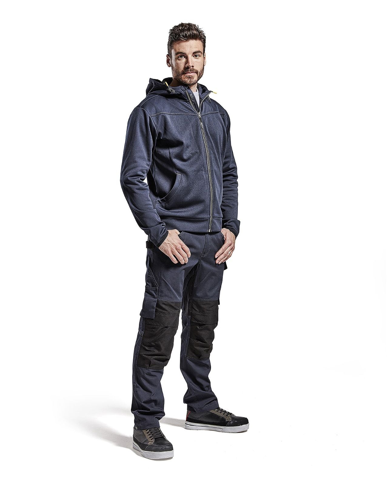 Blaklader Vesten 33632526 donkerblauw-geel(8635)