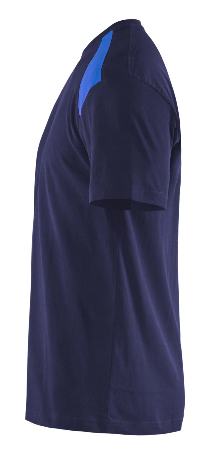 Blaklader T-shirts 33791042 marineblauw-korenblauw(8885)