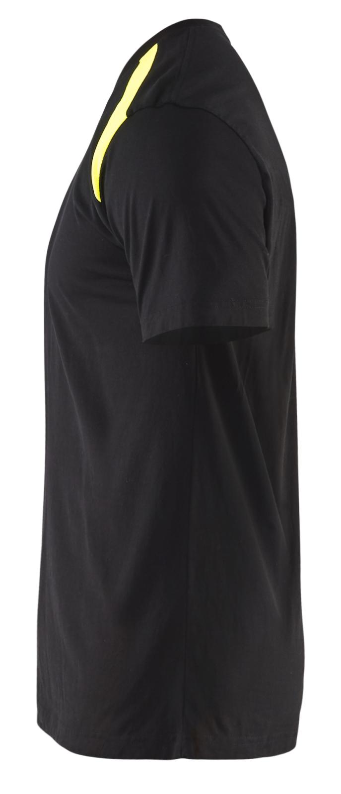 Blaklader T-shirts 33791042 zwart-geel(9933)