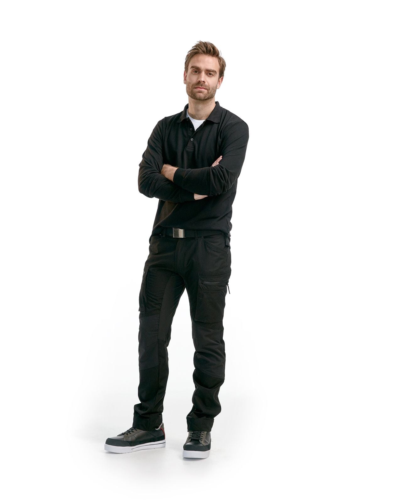 Blaklader Profiel Poloshirts 33881050 lange mouw zwart(9900)