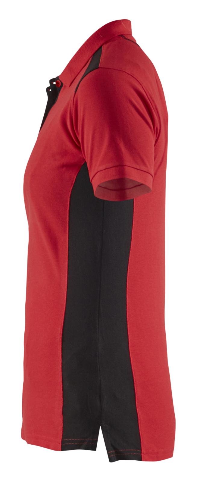 Blaklader Dames Poloshirt 33901050 rood-zwart(5699)
