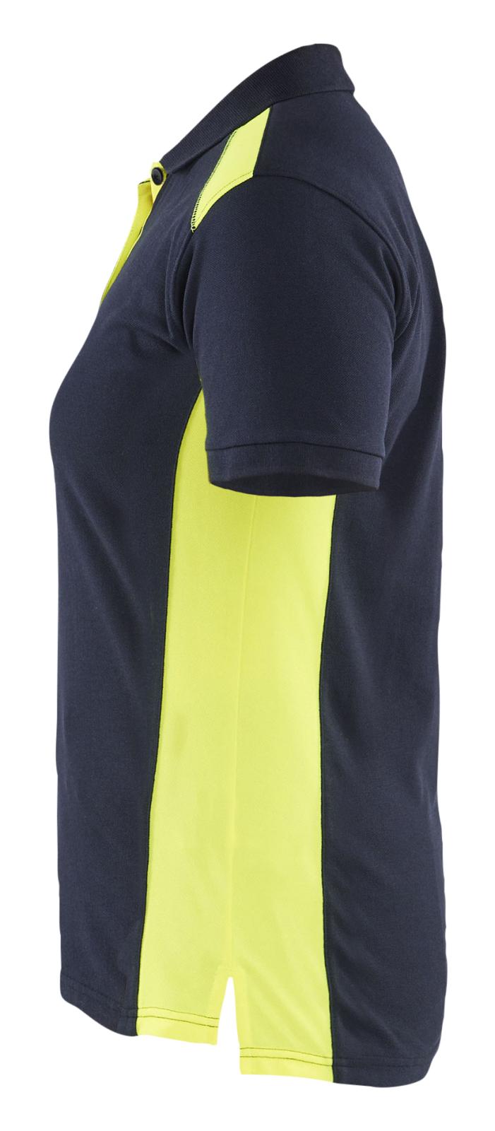 Blaklader Bi-Colour t-shirts 33901050 donker marineblauw-fluo geel(8633)