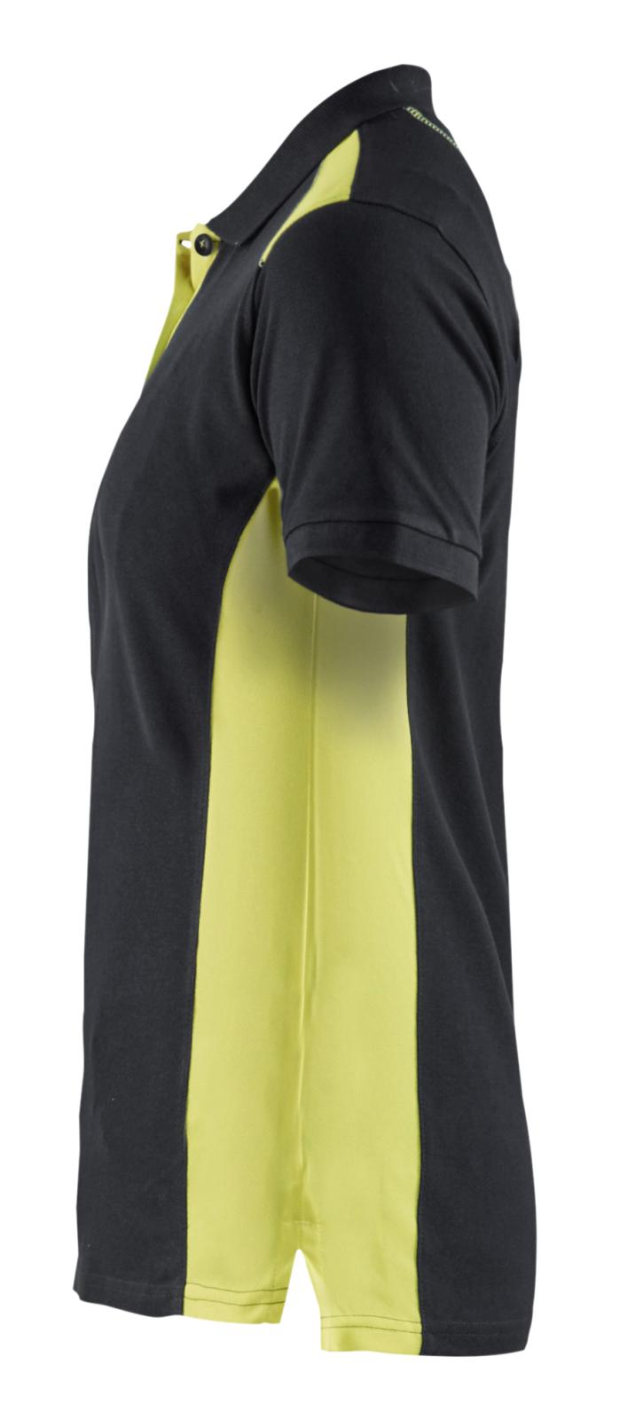 Blaklader Poloshirts 33901050 zwart-geel(9933)