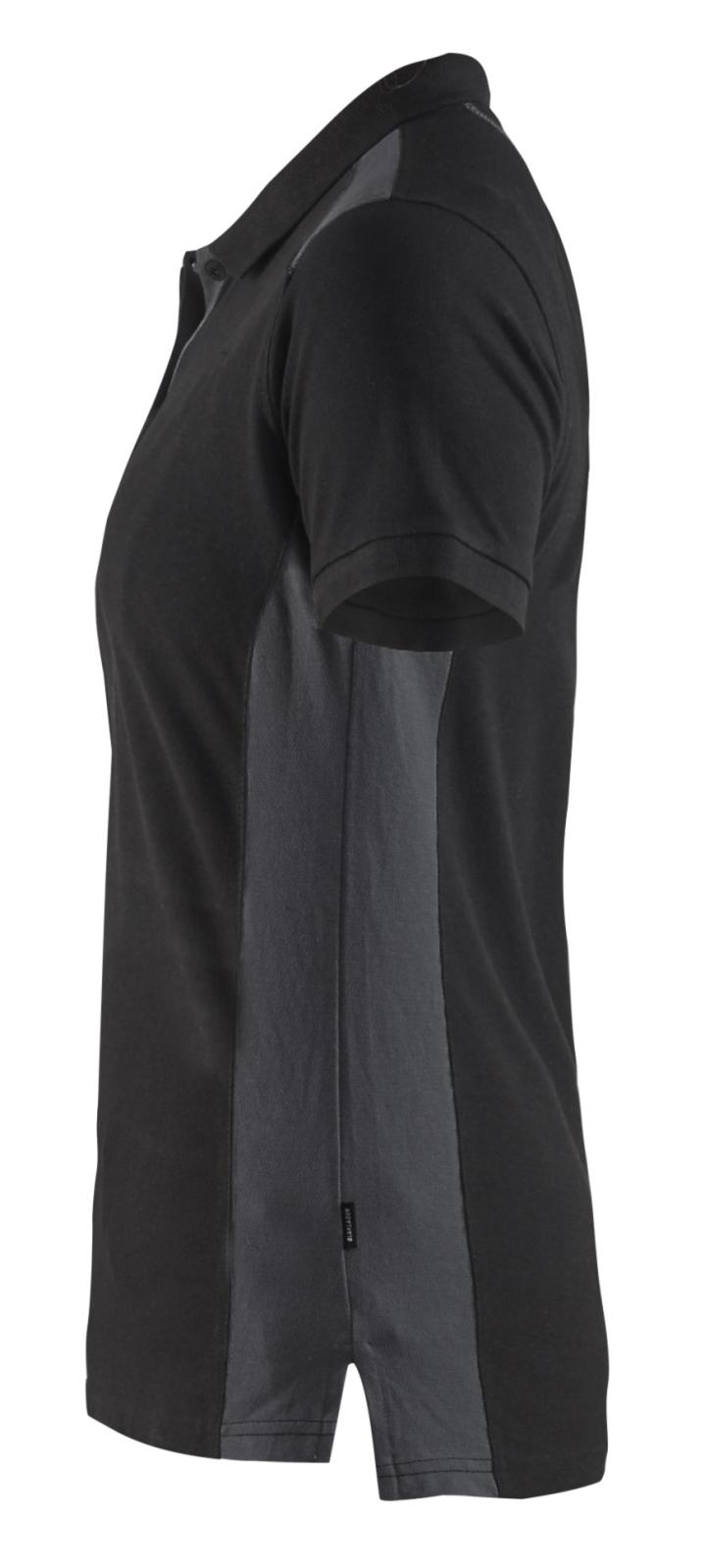 Blaklader Poloshirts 33901050 zwart-donkergrijs(9998)