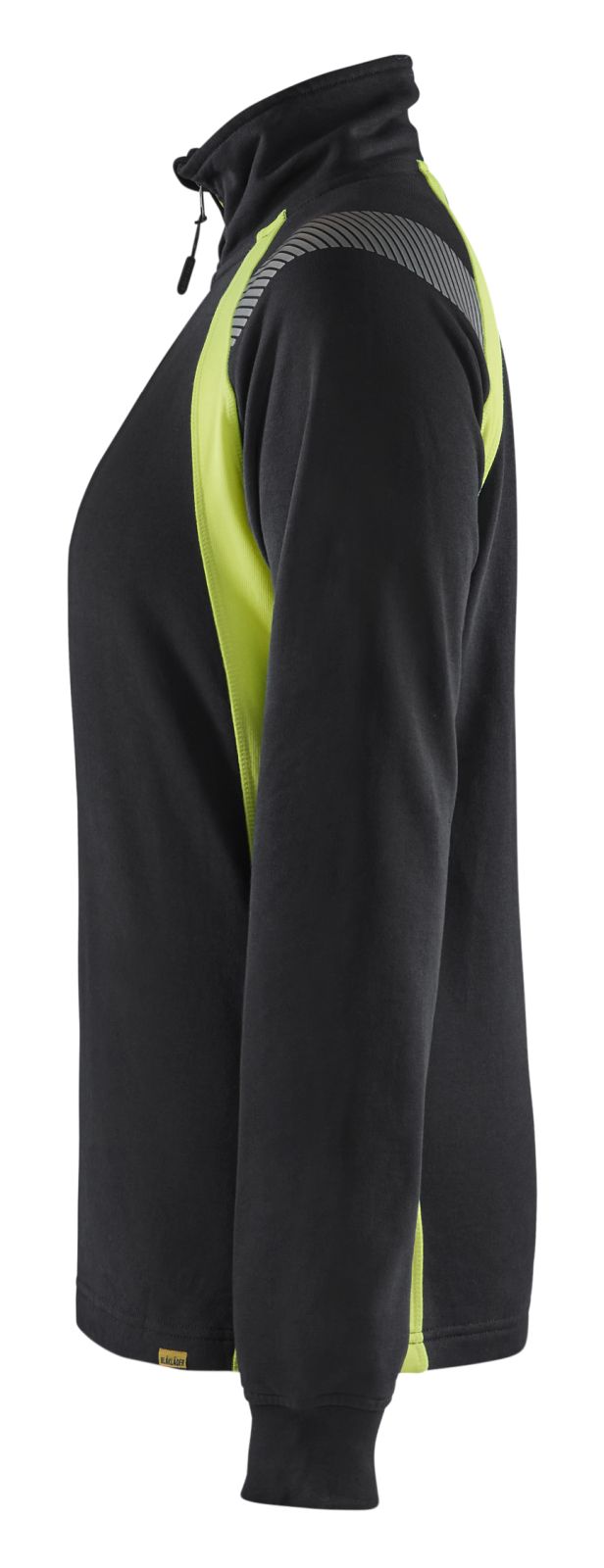 Blaklader Zipsweaters 34031158 zwart-fluo geel(9933)