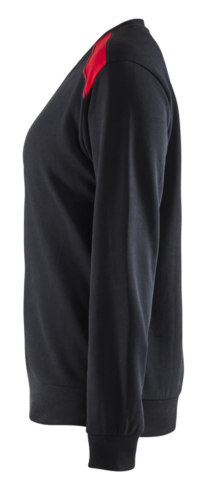 Blaklader Bi-Colour Sweaters 34081158 zwart-rood(9956)