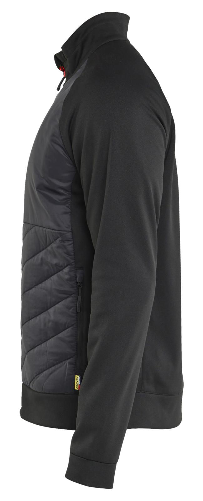 Blaklader Profiel Hybride Sweatshirt 34182526 zwart-rood(9956)