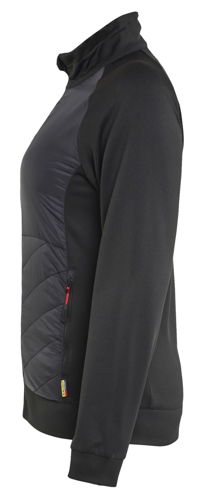 Blaklader Profiel Jassen Dames Hybride Sweatshirt 34192526 zwart-rood(9956)