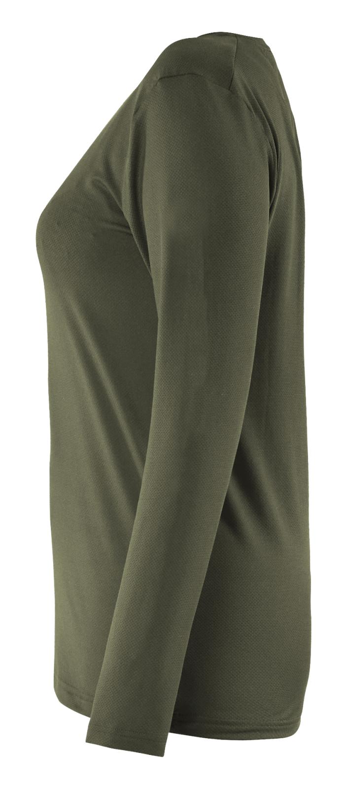 Blaklader Dames T-shirt 34271126 UV lange mouwen donker herfstgroen(4209)