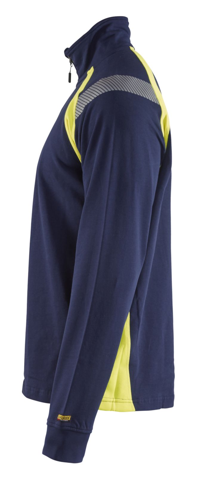 Blaklader Zipsweaters 34321158 marineblauw-geel(8933)