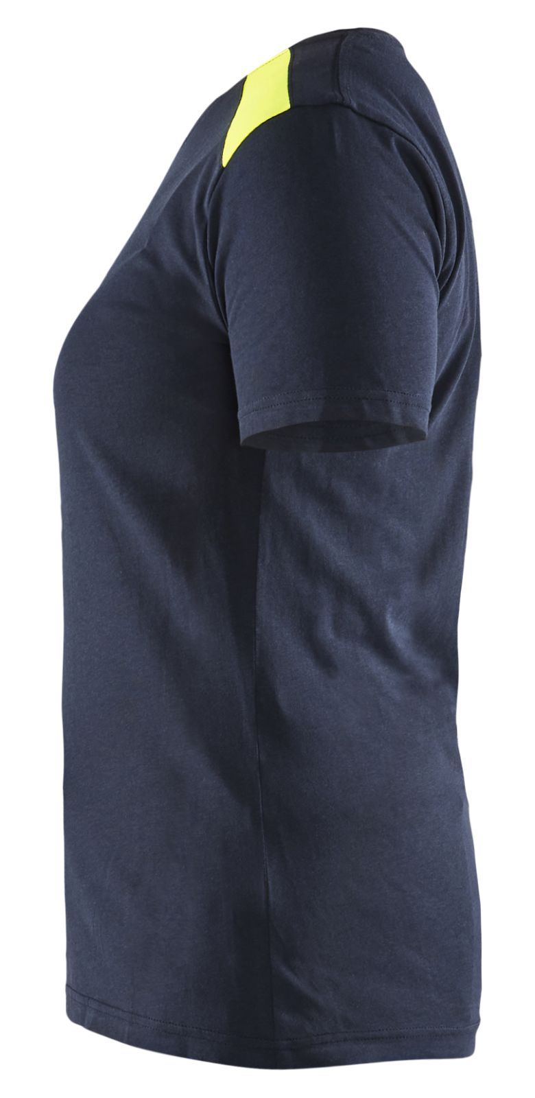 Blaklader Bi-Colour t-shirts 34791042 donker marineblauw-fluo geel(8633)