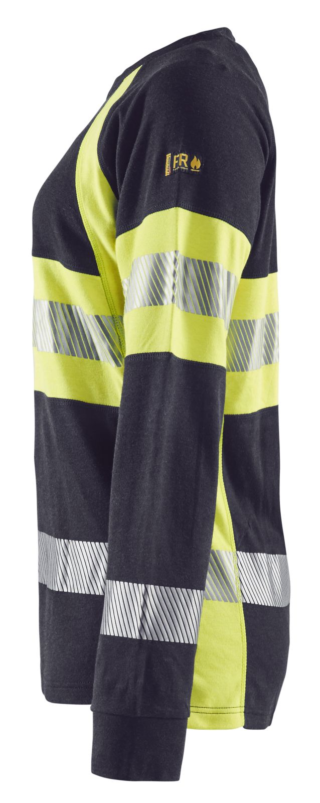 Blaklader t-shirts 34941761 marineblauw-fluo geel(8933)