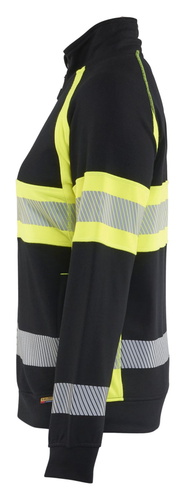 Blaklader High Vis Dames Sweaters 35051158 rits HIVis zwart-fluo geel(9933)
