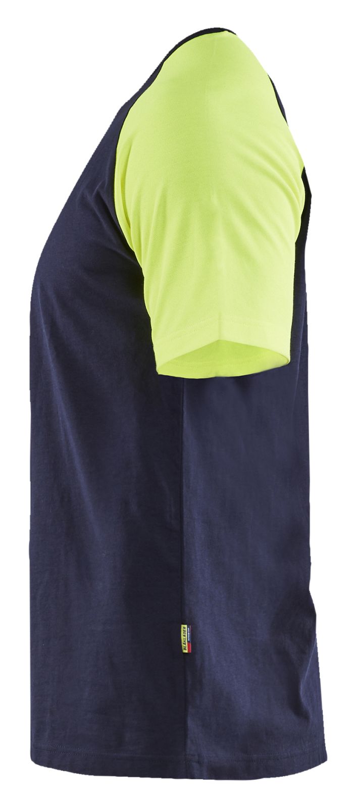 Blaklader T-shirts 35151030 HiVis marineblauw-fluo geel(8833)