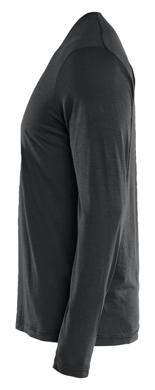 Blaklader Profiel T-shirt 35381743 lange mouwen merinowol zwart(9900)