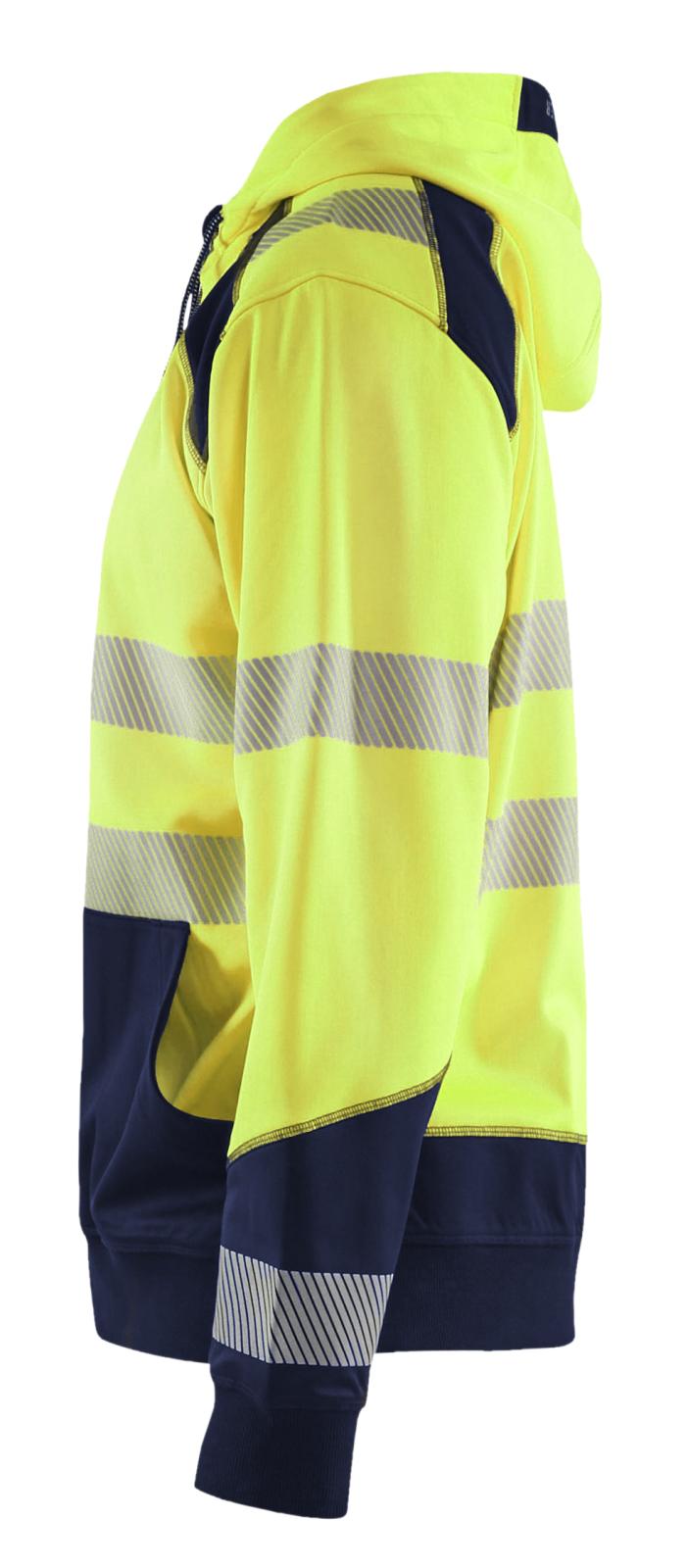 Blaklader Vesten 35462528 HiVis fluo geel-marineblauw(3389)