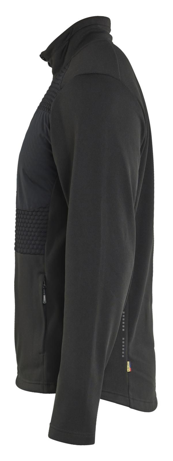 Blaklader Profiel Sweatshirt 35482526 hele rits zwart(9900)
