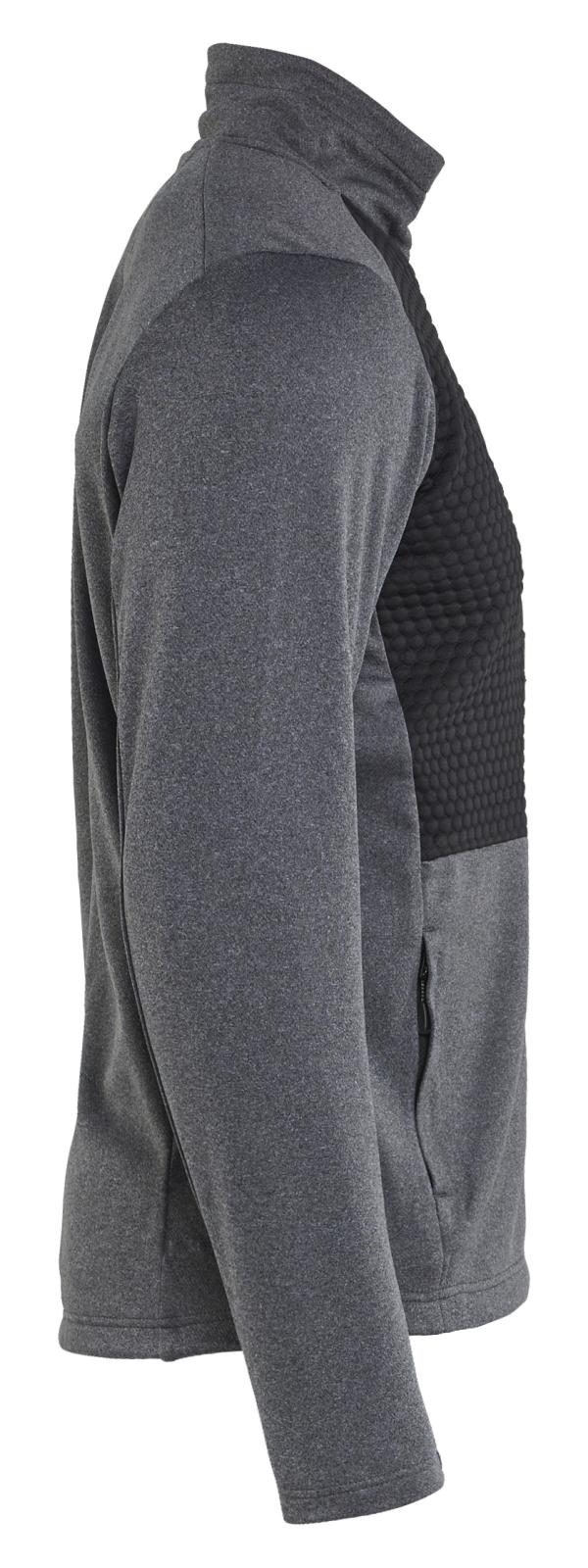 Blaklader Profiel Sweatshirt 35482533 hele rits zwart melee(9991)