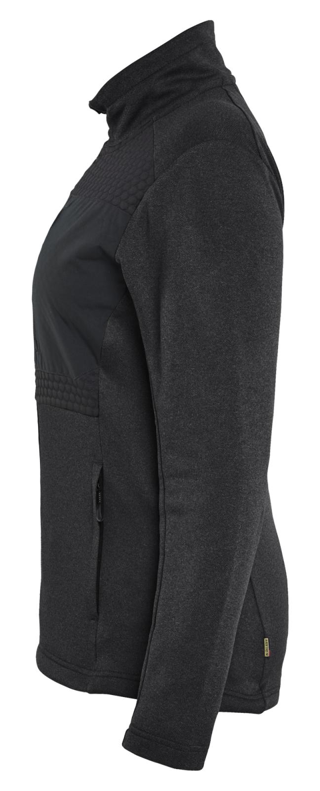Blaklader Profiel Dames Sweatshirt 35492526 hele rits zwart(9900)