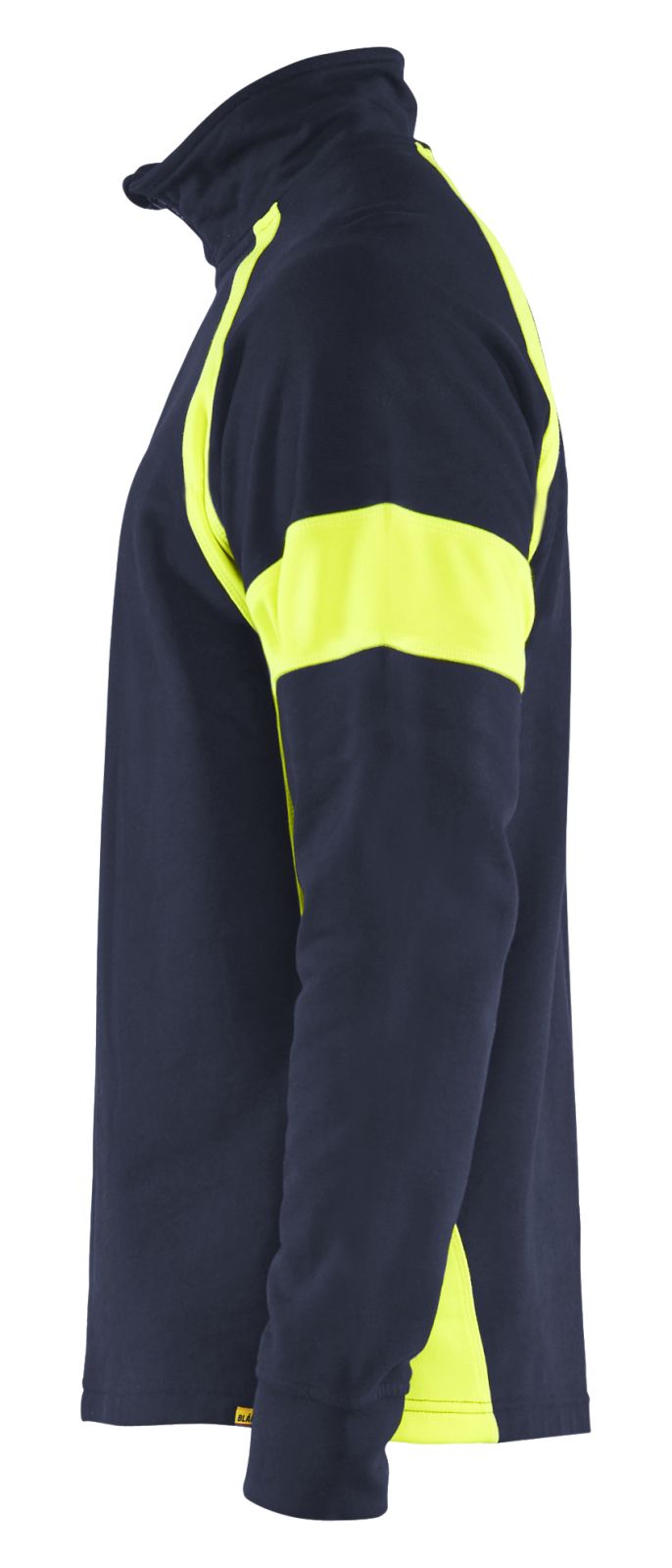 Blaklader sweatershirts 35501158 marineblauw-fluo geel(8933)