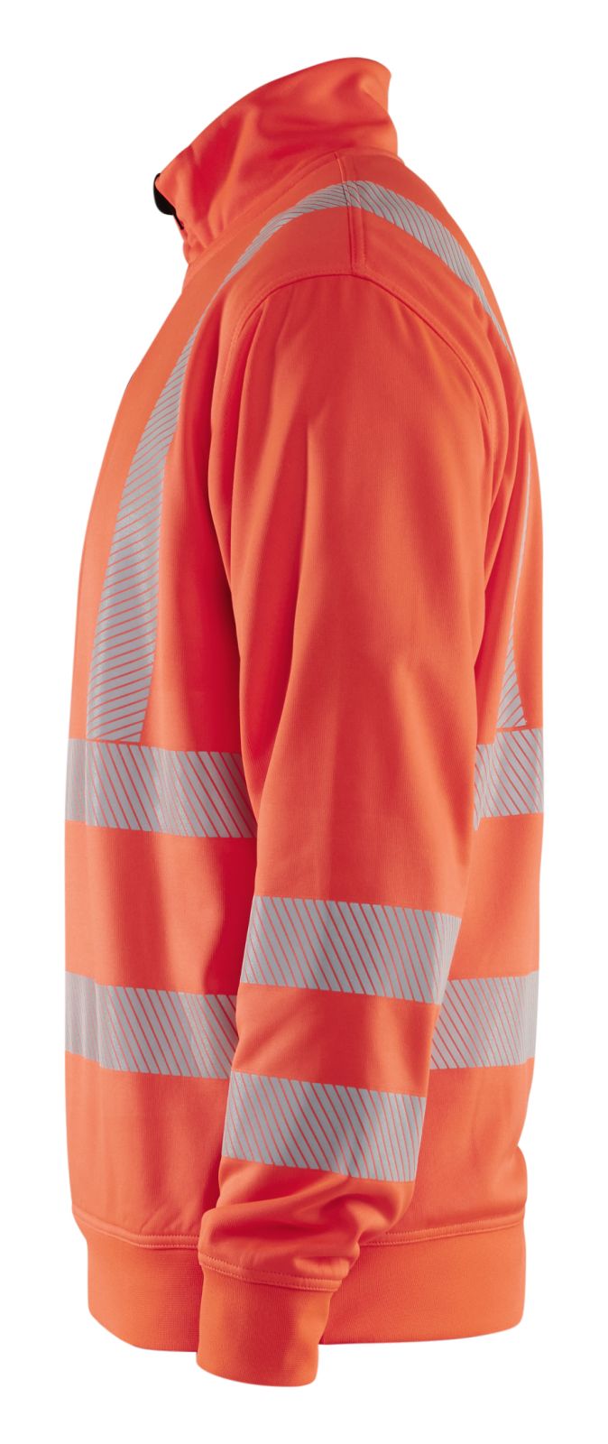 Blaklader High Vis sweaters 35642538 HiVis halve rits fluo rood(5500)