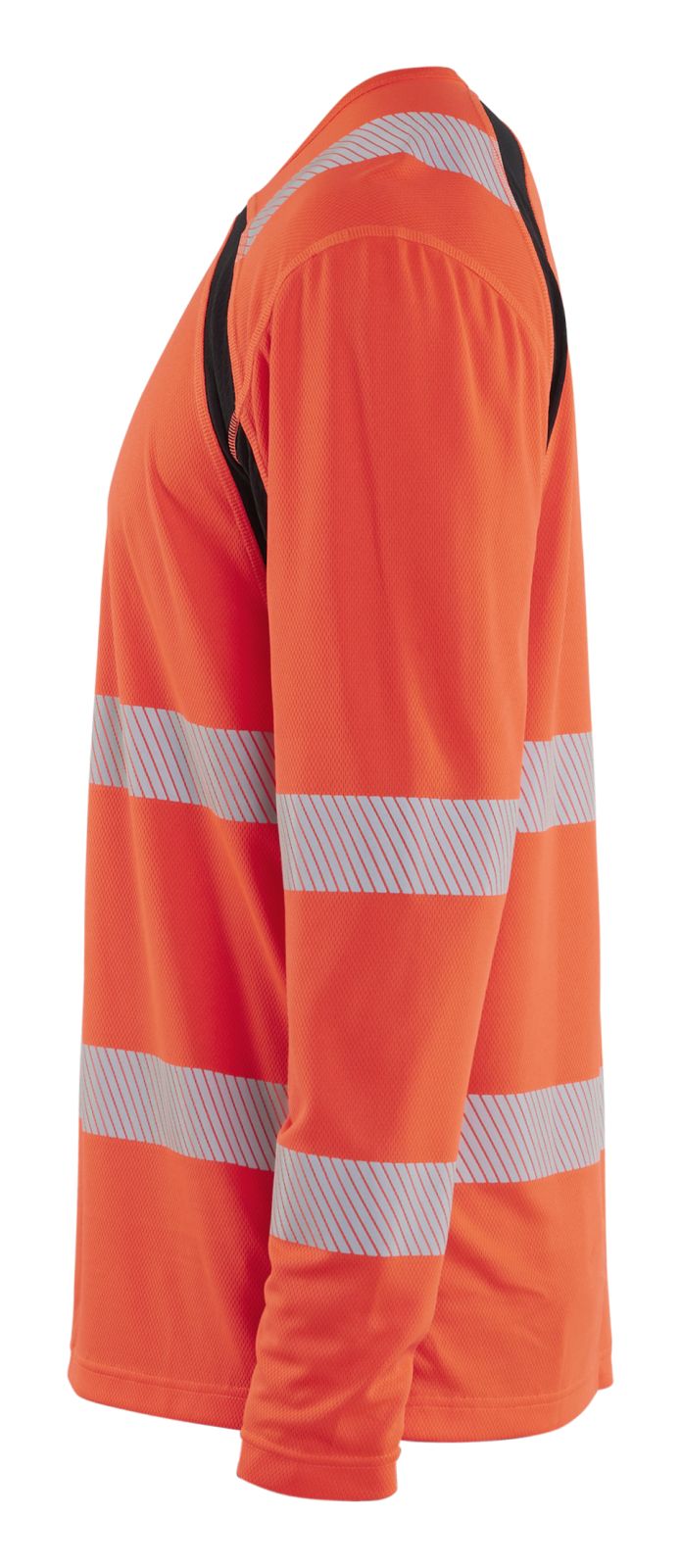 Blaklader High vis UV t-shirts 35991013 longsleeve fluo rood-zwart(5599)