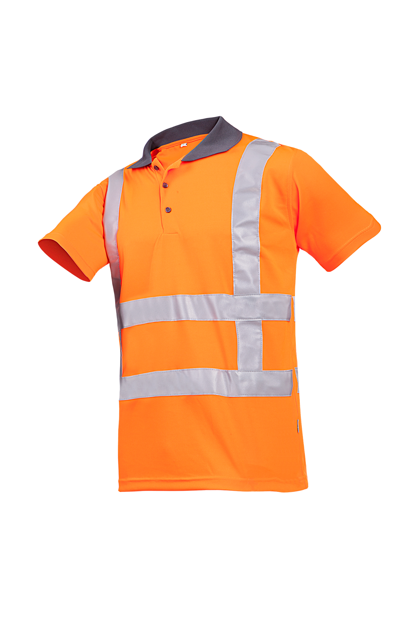 Sioen Poloshirts Genari fluo-oranje