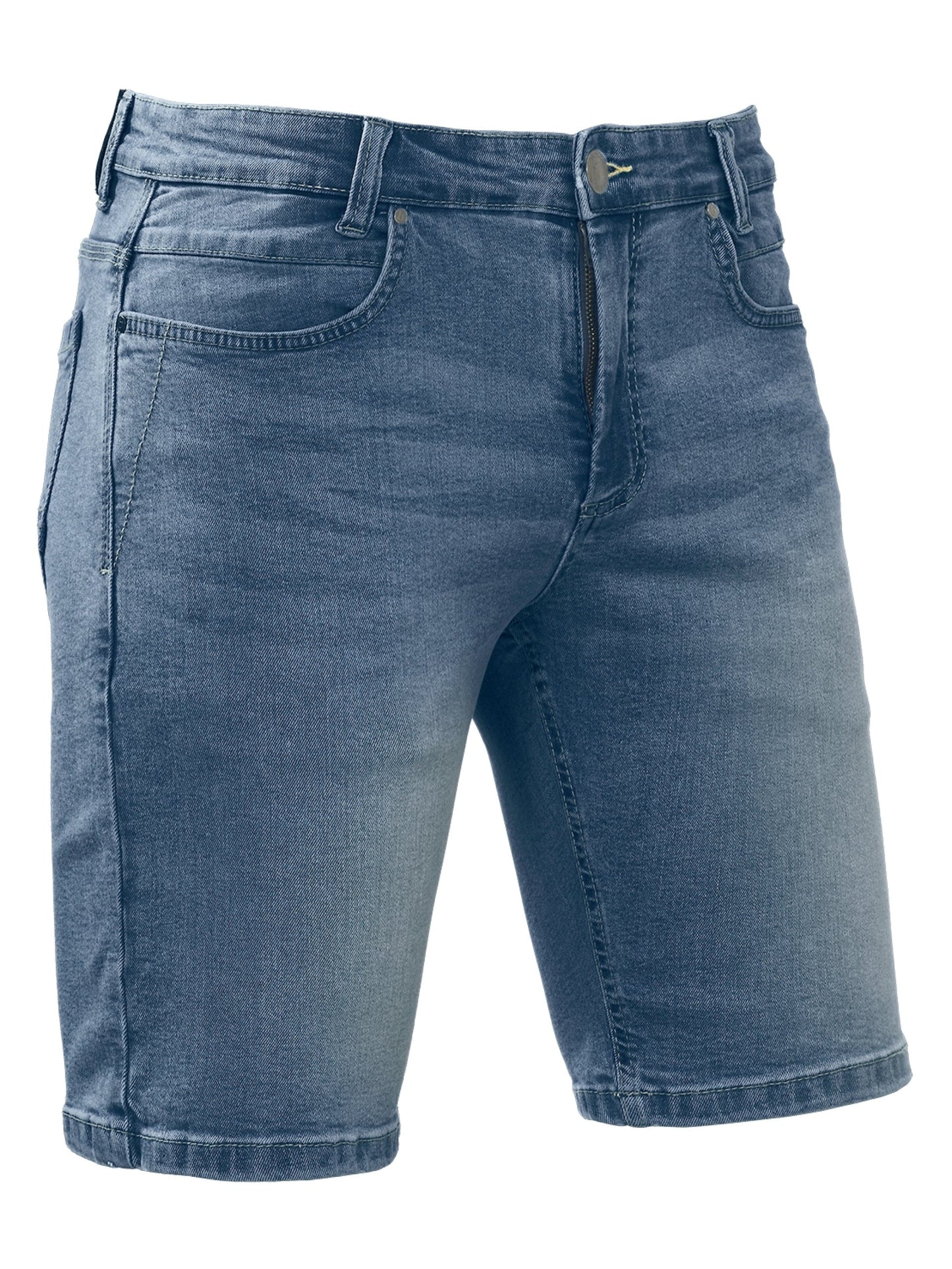 Brams Paris Seasonal NOS Shorts Korte broeken Niels C92 light blue stretch denim short lichtblauw(001)