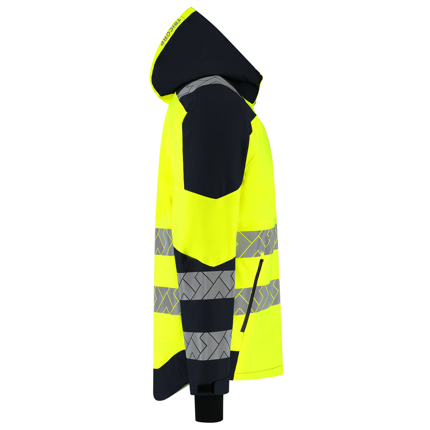 Tricorp Workwear High Vis Redefined Winterjas 406107 Ripstop HiVis fluo geel-inktblauw(fluoryellowink)