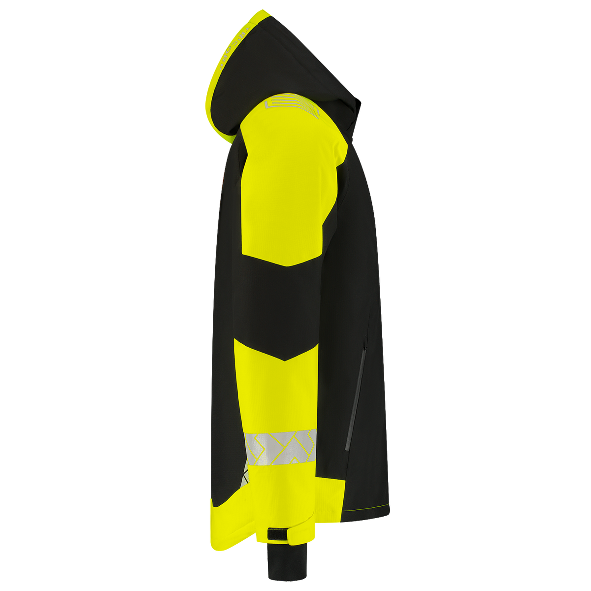 Tricorp Workwear Reflective Redefined Winterjas 406117 Ripstop zwart-fluo geel(blackfluoryellow)