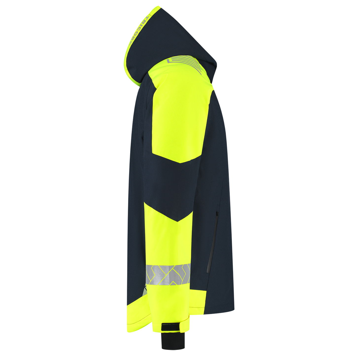 Tricorp Workwear Reflective Redefined Winterjas 406117 Ripstop inktblauw-fluo geel(inkfluoryellow)