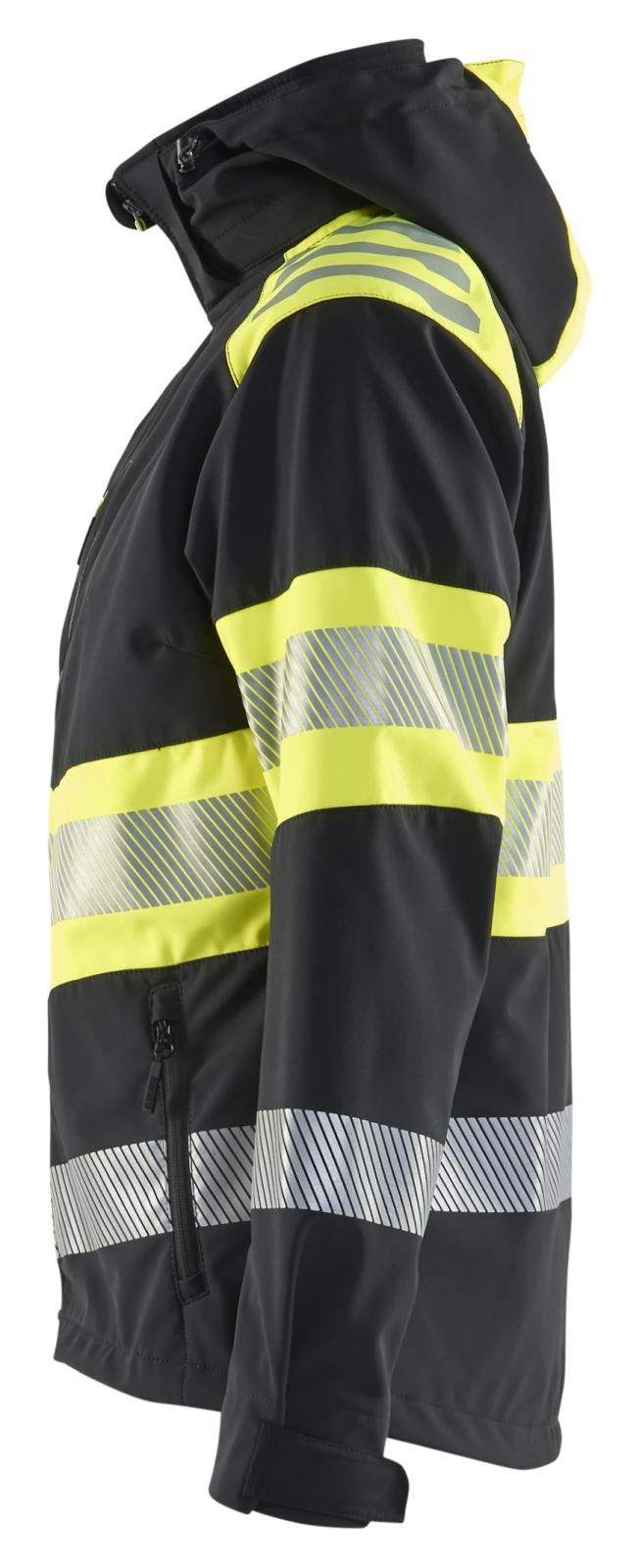 Blaklader jassen 44042513 zwart-fluo geel(9933)
