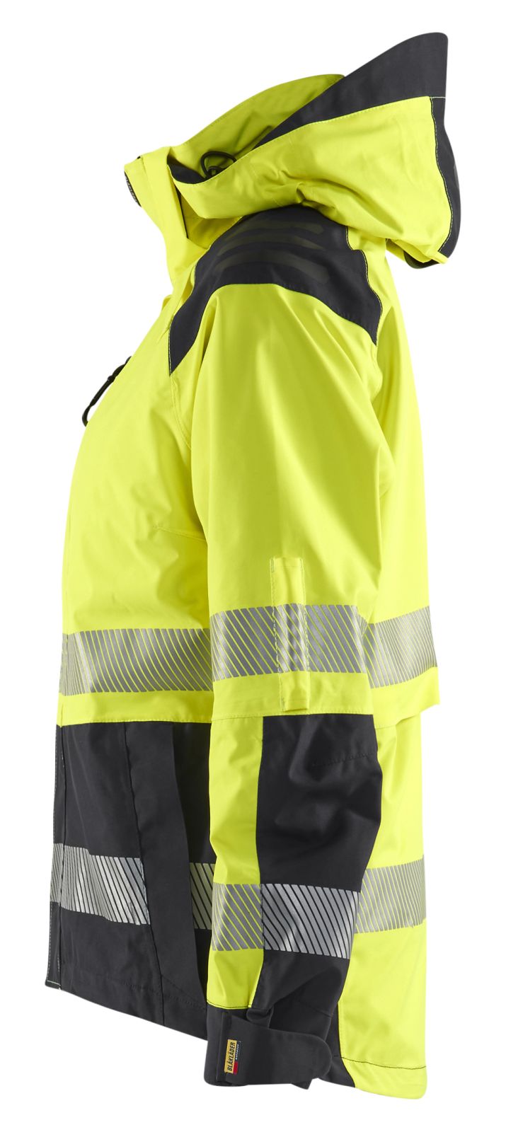 Blaklader High Vis jassen 44361987 shell HiVis waterdicht dames fluo geel-zwart(3399)