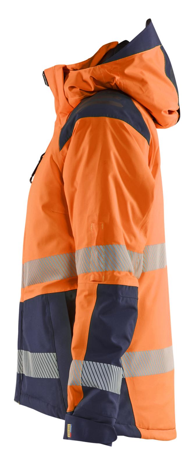Blaklader High Vis jassen 44561987 winter HiVis waterdicht dames fluo oranje-marineblauw(5389)