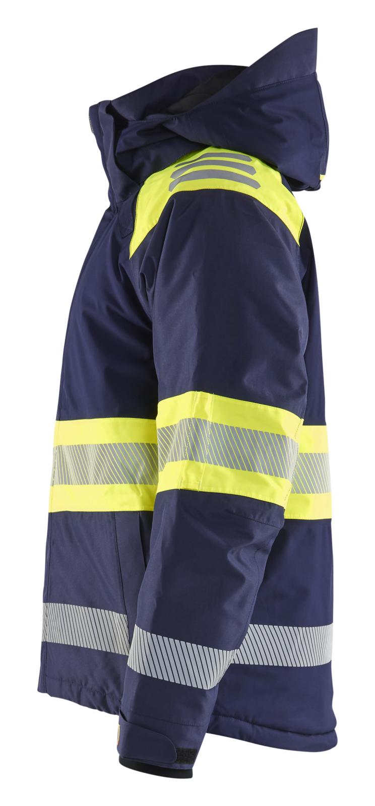 Blaklader jassen 44801977 marineblauw-fluo geel(8933)