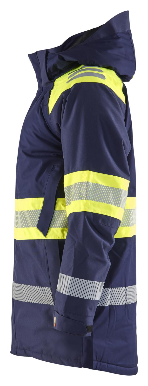 Blaklader High Vis jassen 44851977 winter HiVis waterdicht marineblauw-fluo geel(8933)