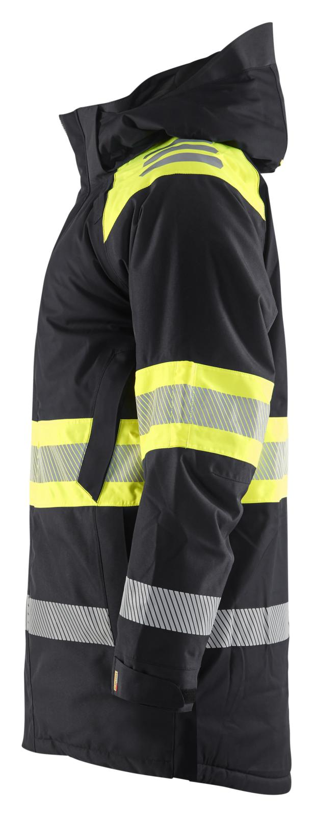 Blaklader High Vis jassen 44851977 winter HiVis waterdicht zwart-fluo geel(9933)