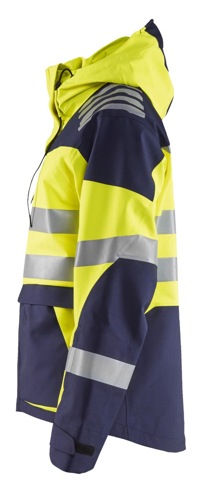 Blaklader Jassen 44901924 Stretch HiVis fluo geel-marineblauw(3389)