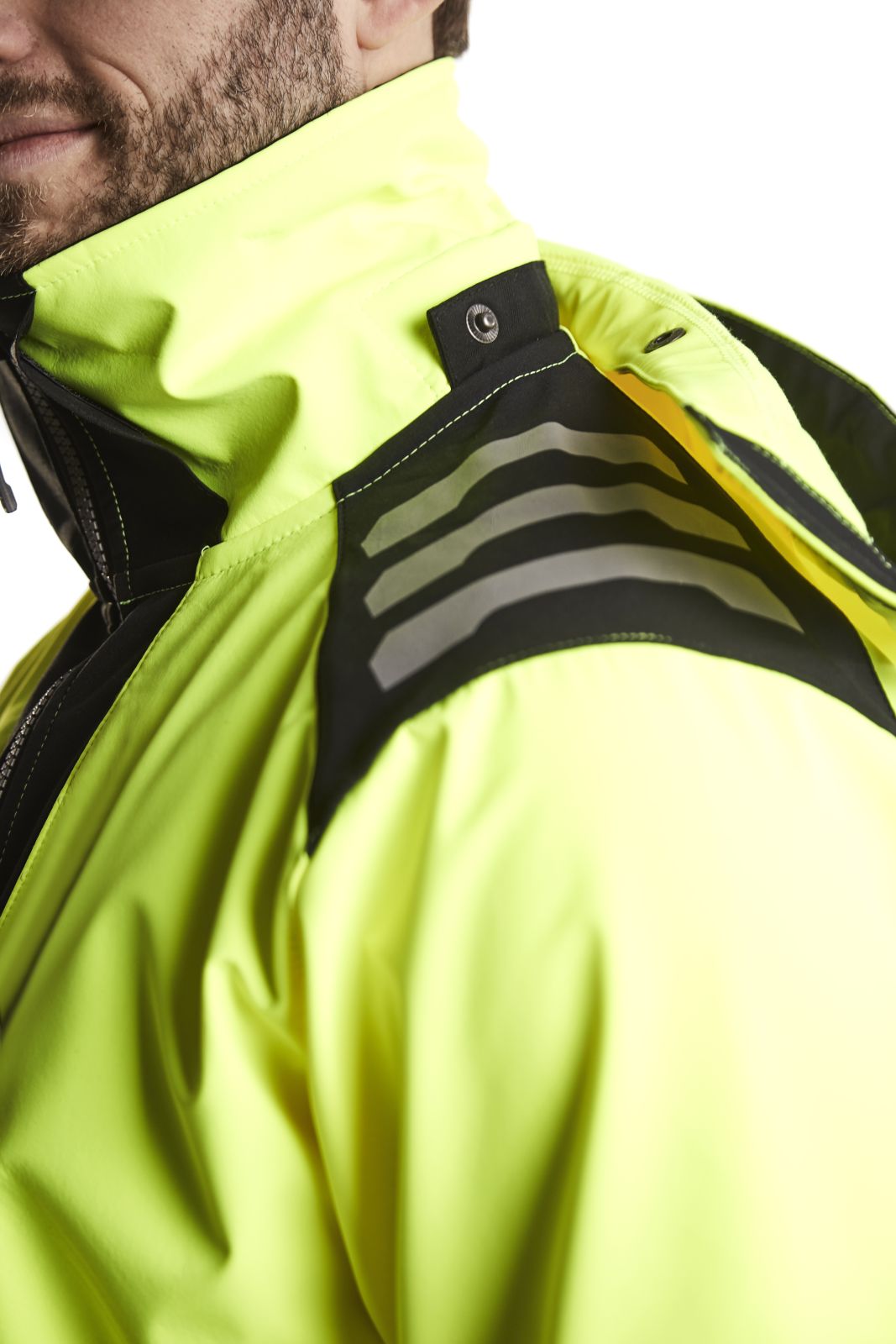 Blaklader Jassen 44912513 HiVis fluo geel-zwart(3399)