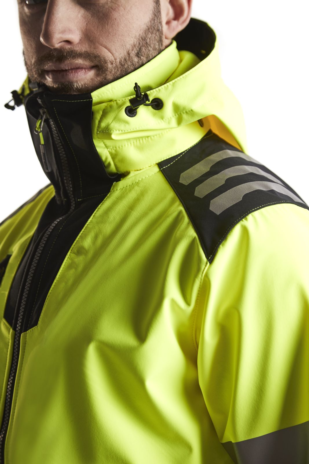Blaklader Jassen 44912513 HiVis fluo geel-zwart(3399)