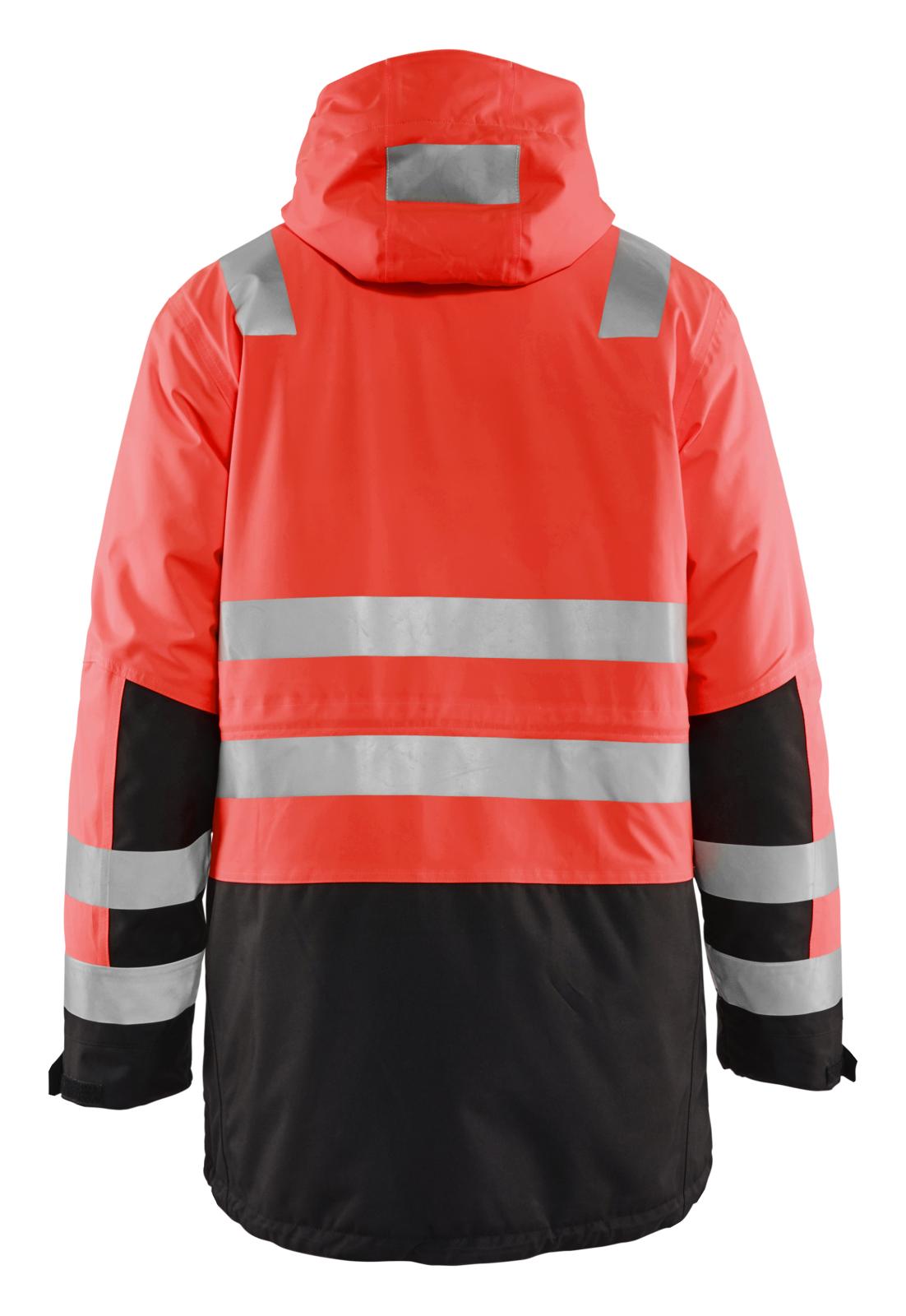 Blaklader Jassen 44951987 HiVis fluo rood-zwart(5599)