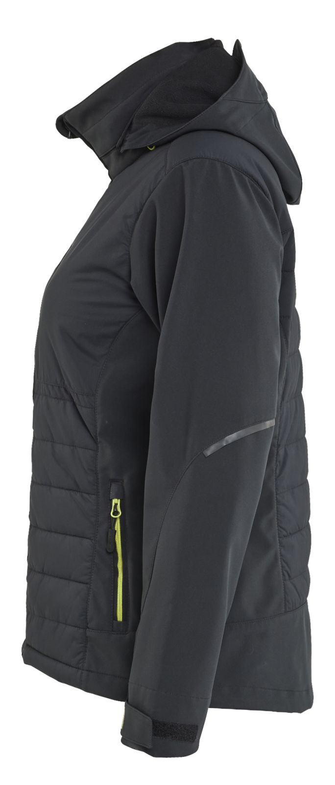 Blaklader Wind regen sneeuw Jassen Dames Jack 47332513 hybride waterdicht winddicht ademend zwart-fluo geel(9933)