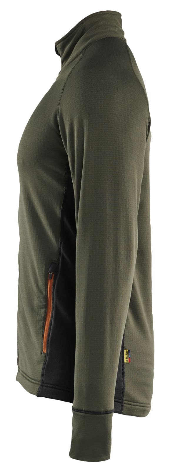 Blaklader Wind regen sneeuw Striker Jack 47352539 fleece woudgroen-roestbruin(4240)