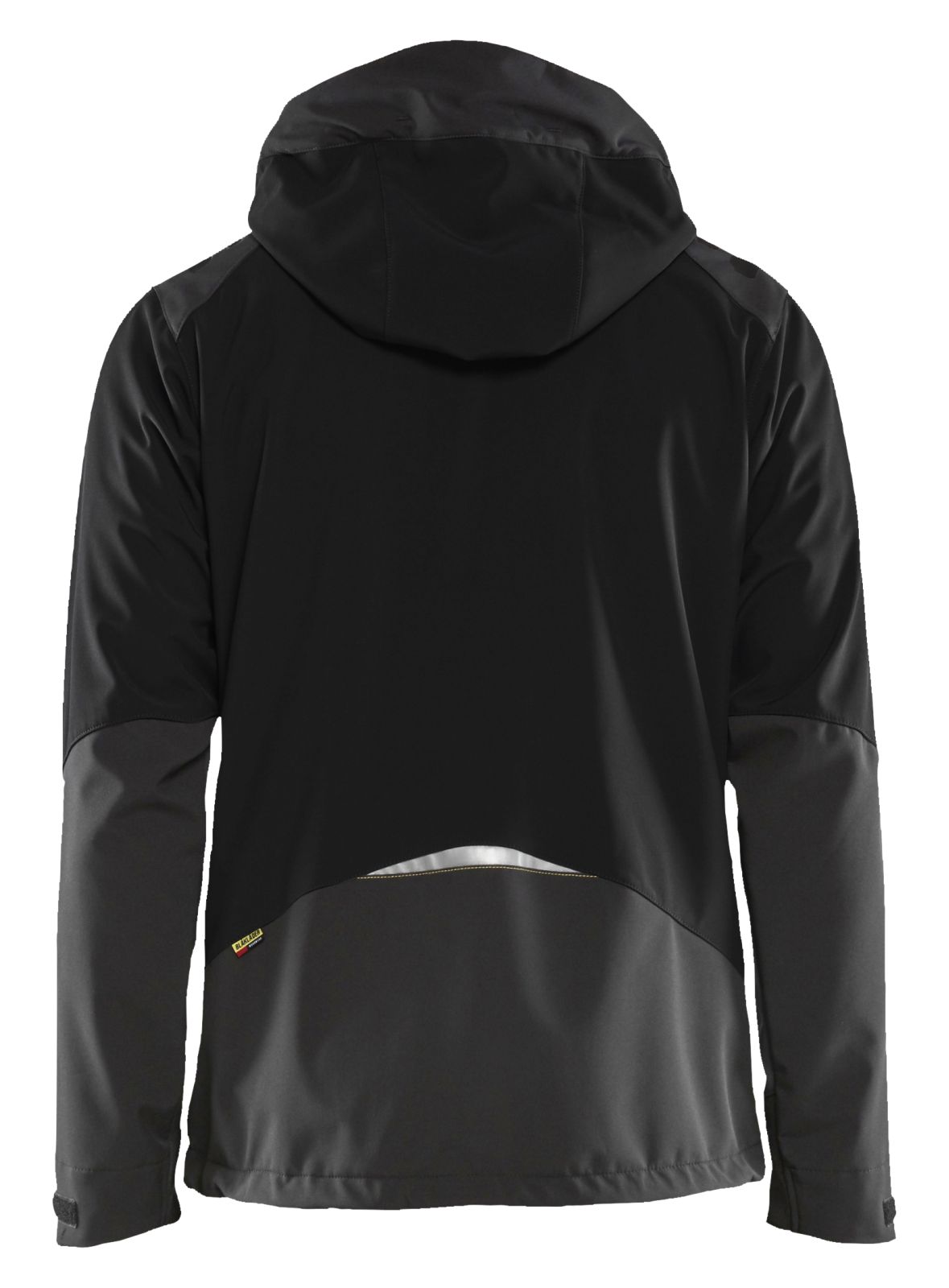 Blaklader Wind regen sneeuw Jassen 47492513 softsheel waterdicht zwart-fluo geel(9933)