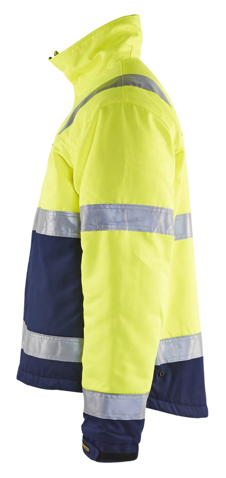 Blaklader Jassen 48621811 HiVis fluo geel-marineblauw(3389)