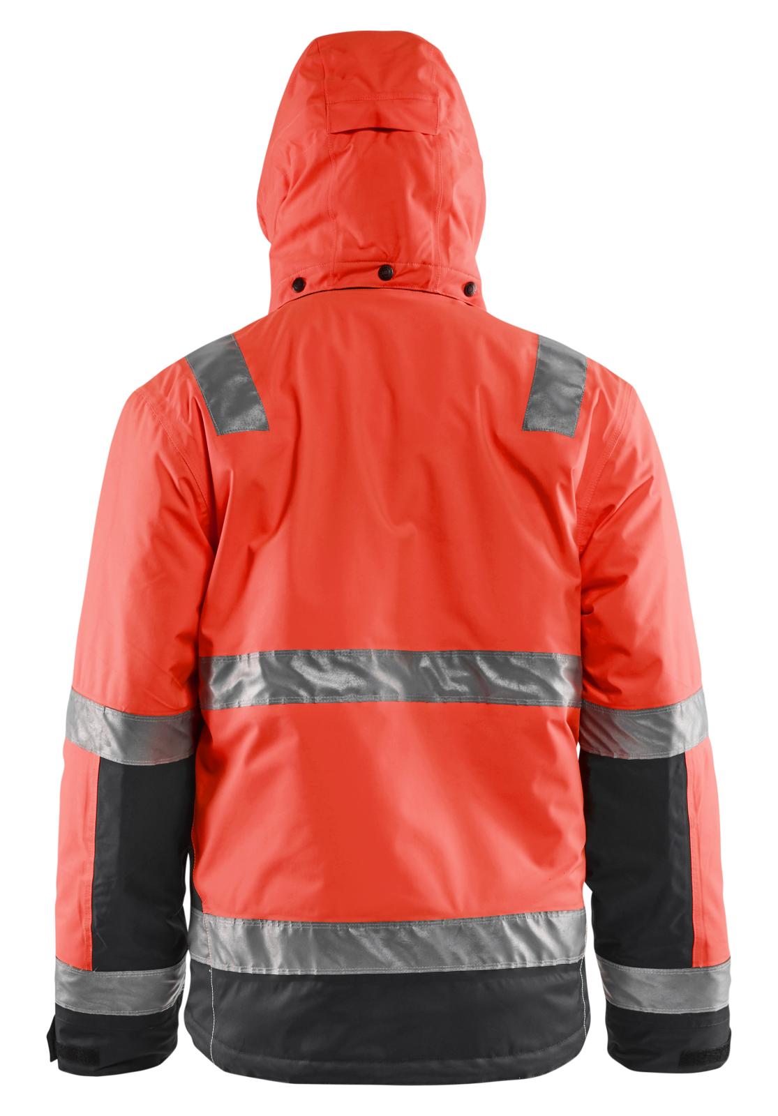 Blaklader Jassen 48701987 HiVis fluo rood-zwart(5599)