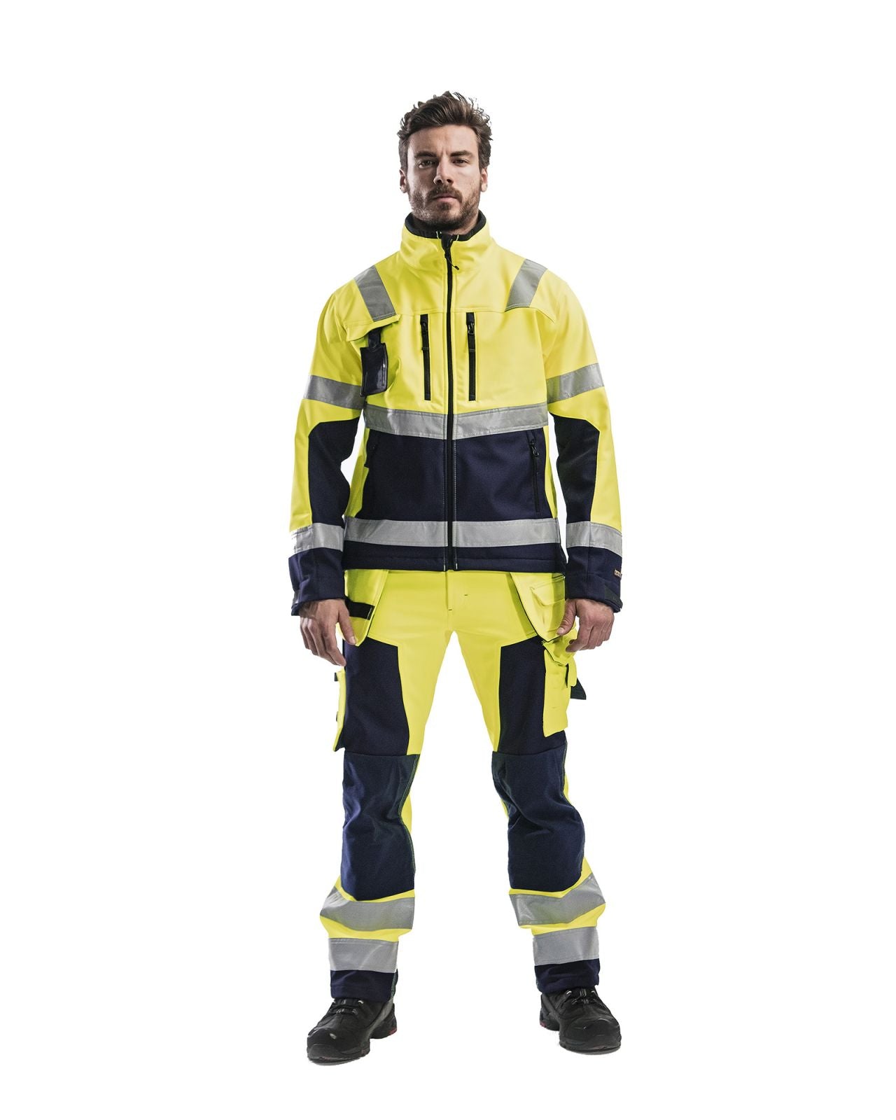 Blaklader Jassen 49002517 HiVis geel-marineblauw(3389)
