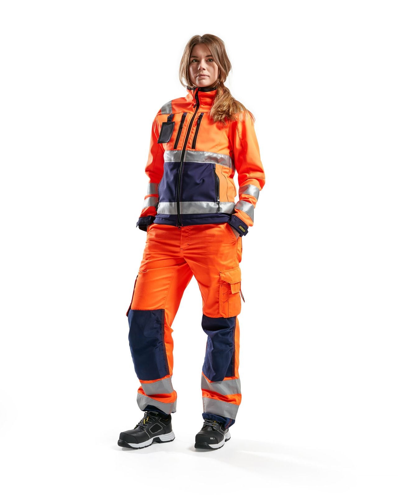 Blaklader Jassen 49022517 HiVis oranje-marineblauw(5389)
